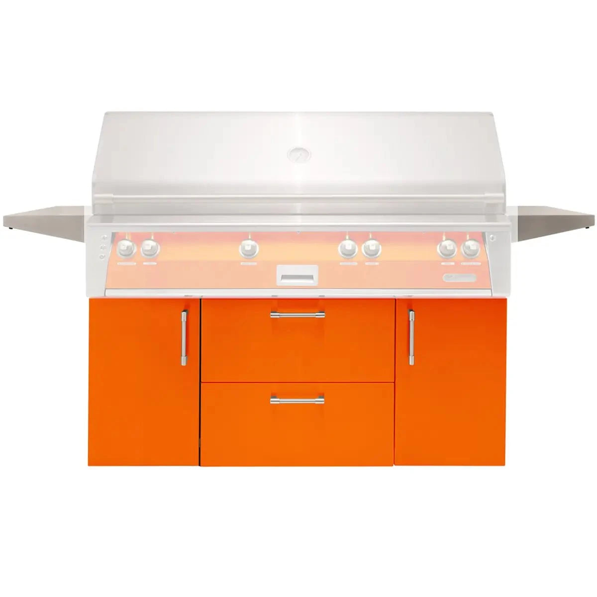 Alfresco Grills Standard Stainless Steel Gas Grill Carts Outdoor Grill Carts 56 inch / Luminous Orange 12046480