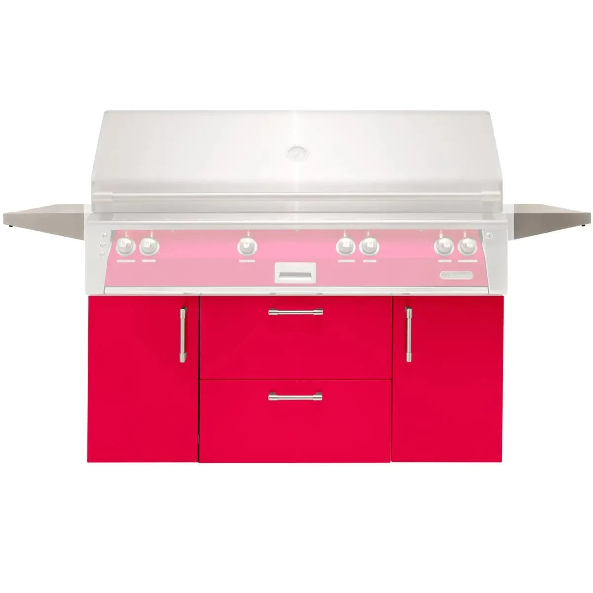 Alfresco Grills Standard Stainless Steel Gas Grill Carts Outdoor Grill Carts 56 inch / Raspberry Red 12046484