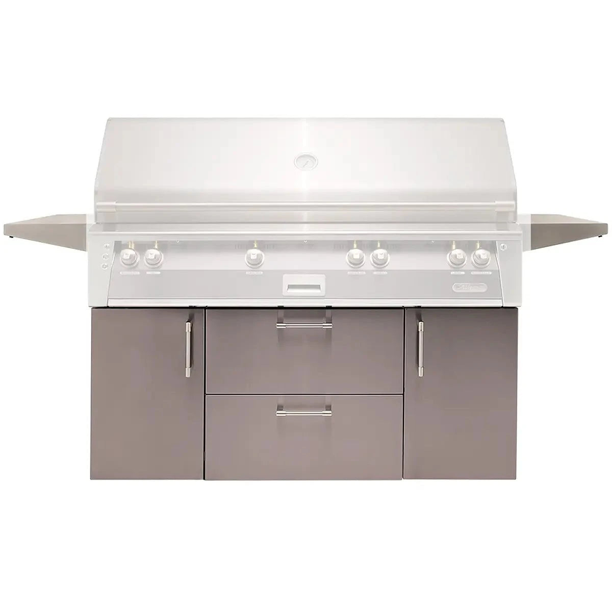 Alfresco Grills Standard Stainless Steel Gas Grill Carts Outdoor Grill Carts 56" / Signal Gray 12046488