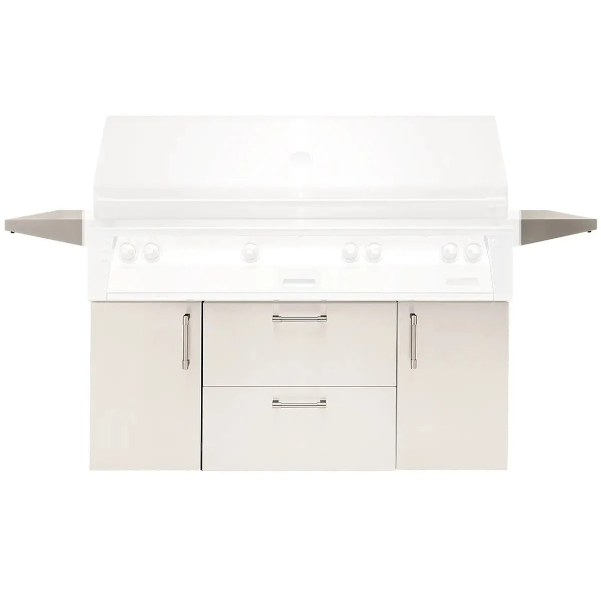Alfresco Grills Standard Stainless Steel Gas Grill Carts Outdoor Grill Carts 56" / Signal White Gloss 12046492