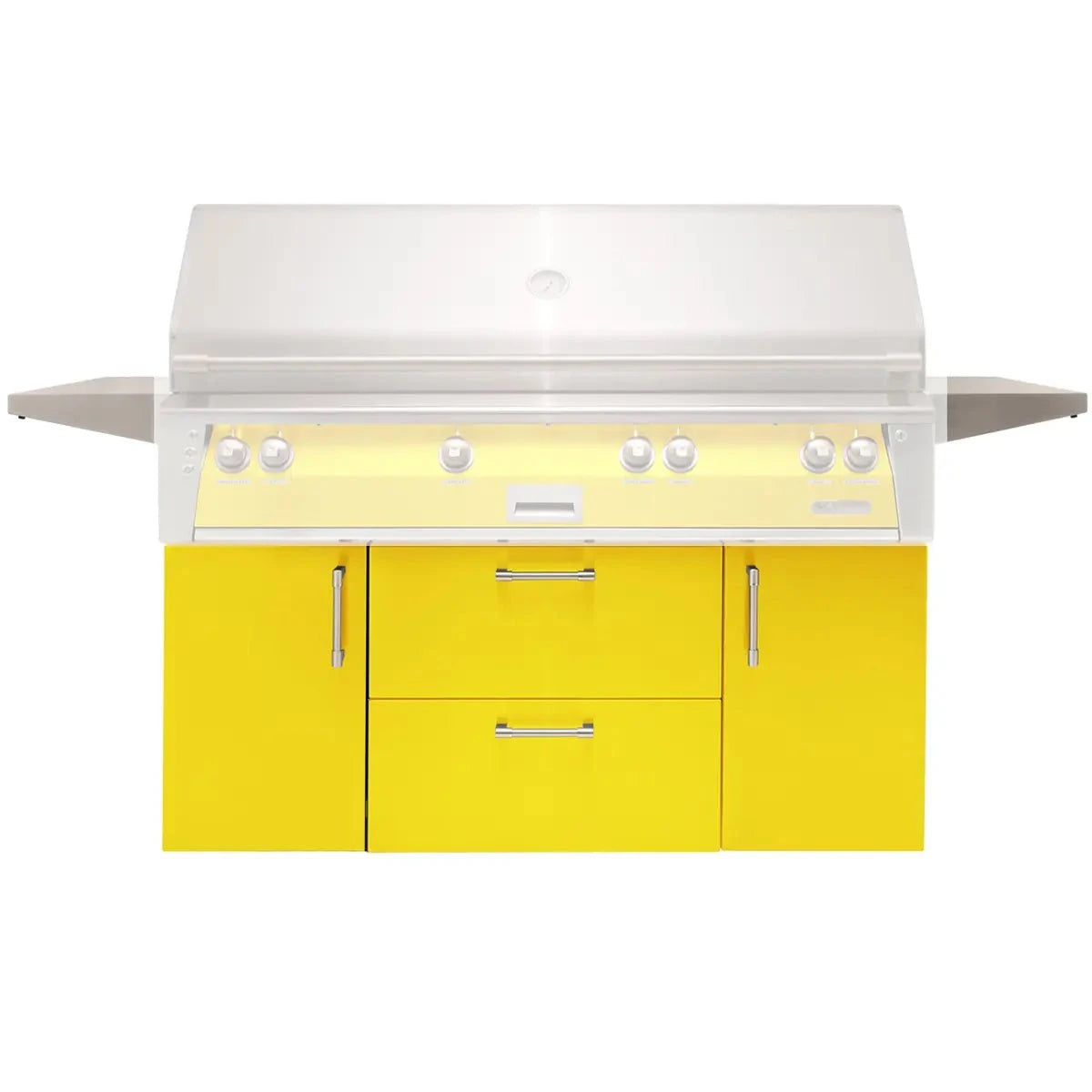Alfresco Grills Standard Stainless Steel Gas Grill Carts Outdoor Grill Carts 56" / Traffic Yellow 12046496