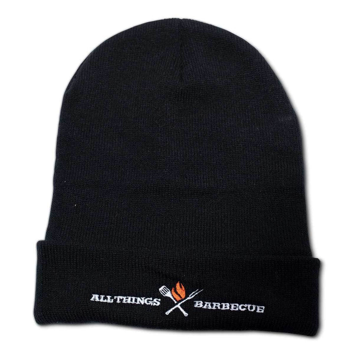All Things Barbecue Black Knit Lined Stocking Cap Hats 12033950