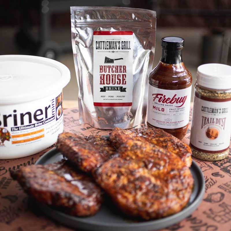 All Things Barbecue Butterflied Pork Chop Kit Food Gift Baskets 12035437