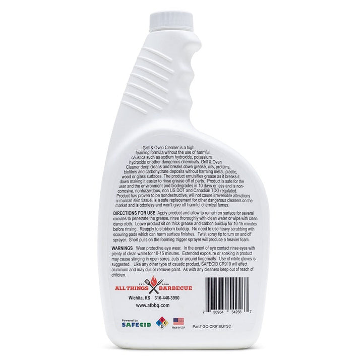 All Things Barbecue Grill & Oven Cleaner/Degreaser, 32oz 12027897