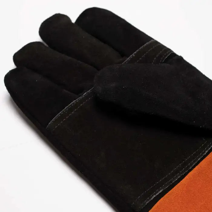 All Things BBQ Long Leather BBQ Gloves Oven Mitts & Pot Holders 12033761