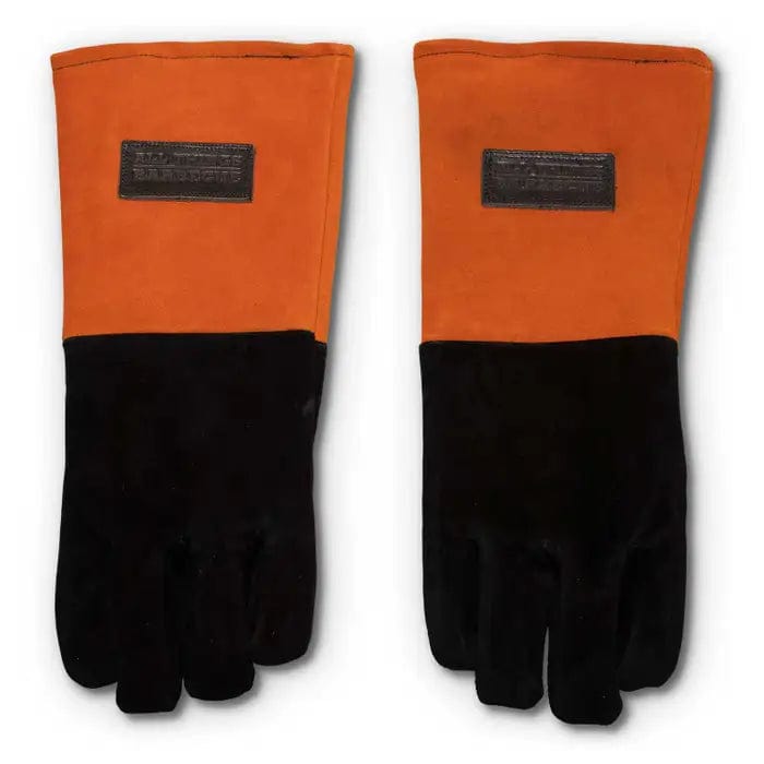 All Things BBQ Long Leather BBQ Gloves Oven Mitts & Pot Holders 12033761