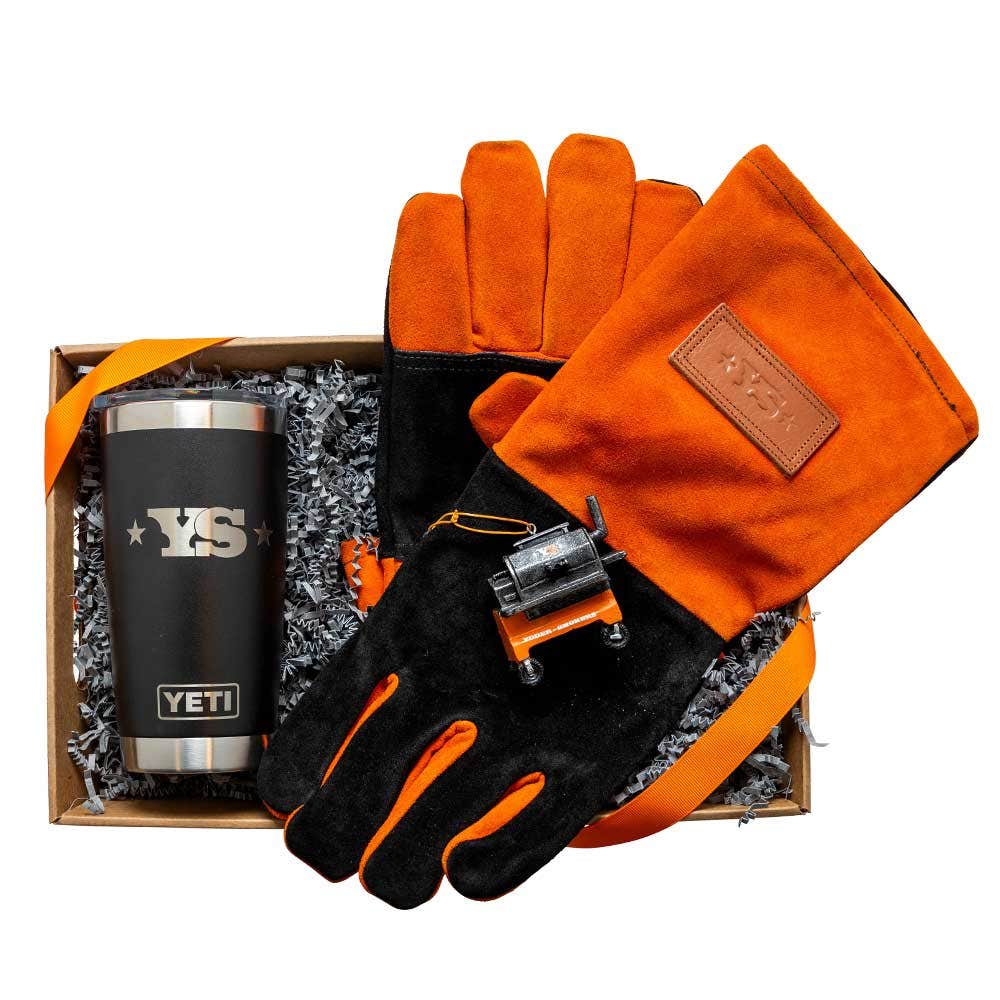 All Things BBQ Yoder Smokers Gloves Gift Crate 12031295