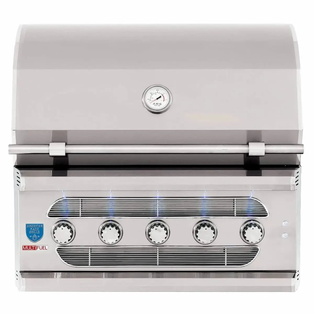 American Made Grills, Muscle 36" Hybrid Gas/Charcoal BBQ Grills Outdoor Grills Natural Gas / No Cart 12030966