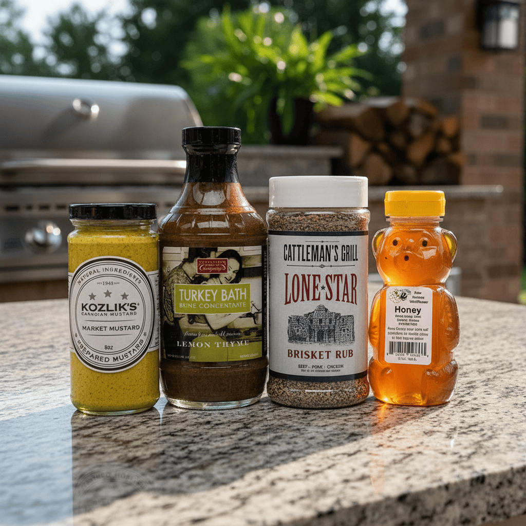 ATBBQ Honey Mustard Rotisserie Turkey Kit Seasonings & Spices