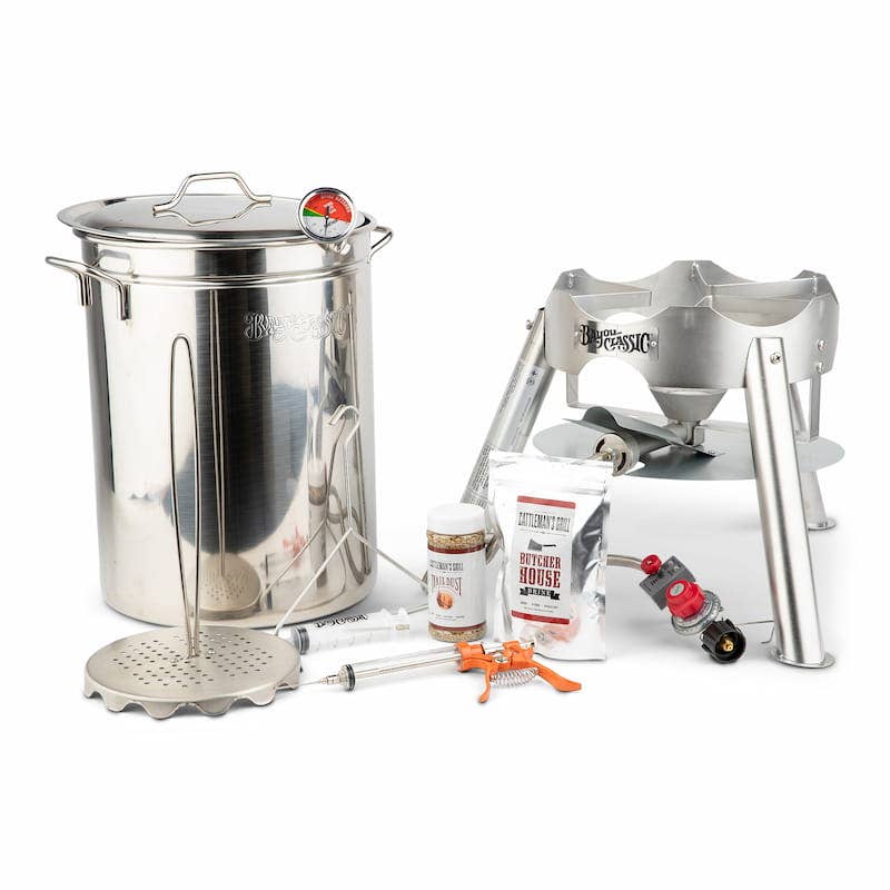 Smoked and Fried Turkey Kit with Fryer