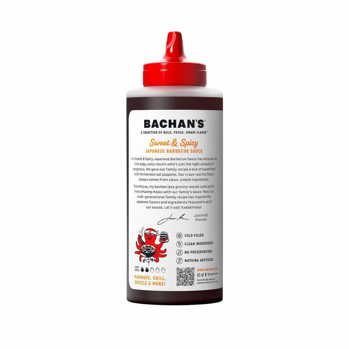 Bachan's Sweet & Spicy Japanese Barbecue Sauce Condiments & Sauces 12041769