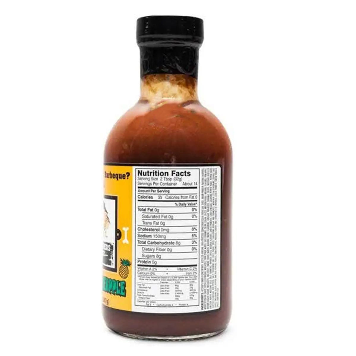 Bash Brothers Hawaiian Pineapple BBQ Sauce Condiments & Sauces 12021997