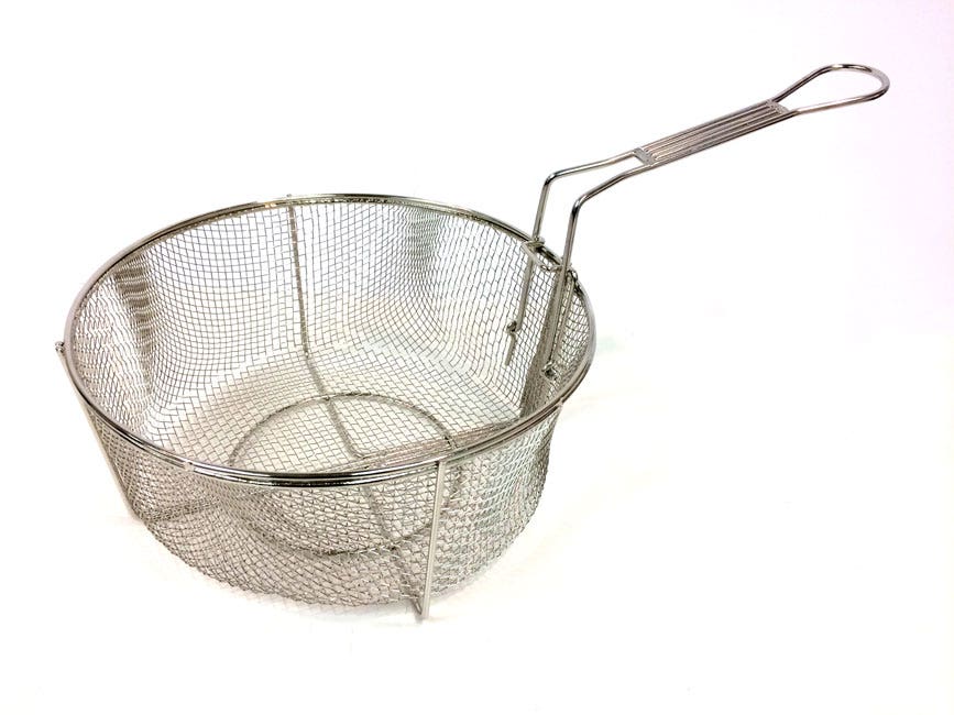 Bayou Classic 11in Stainless Steel Fry Basket Deep Fryer Accessories 12041186