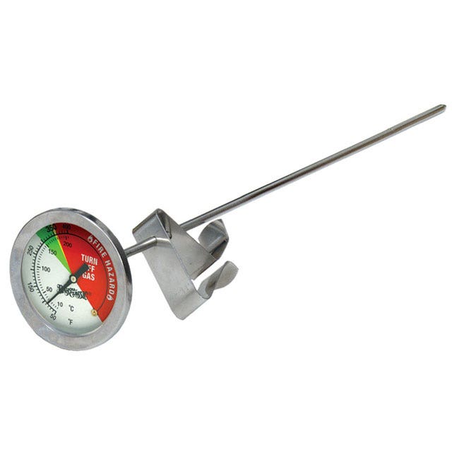 Bayou Classic 12 inch Stainless Steel Deep Fry Thermometer Cooking Thermometers 12021765
