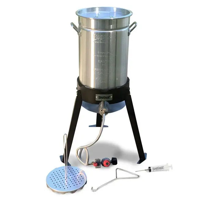 Bayou Classic 30qt Aluminum Turkey Fryer Kit Deep Fryers 12041163
