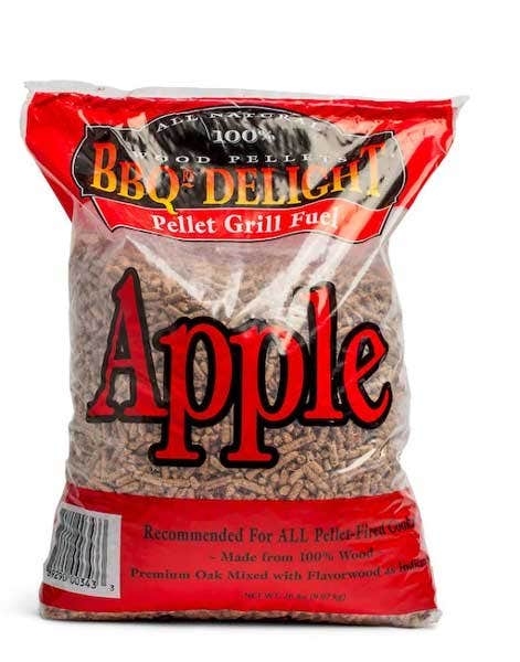 BBQr's Delight Wood Pellets, 20lb Bag Firewood & Fuel Apple 12021788