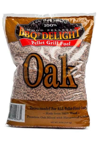 BBQr's Delight Wood Pellets, 20lb Bag Firewood & Fuel Oak 12021792