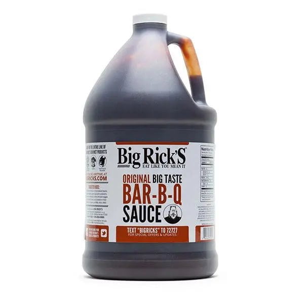 Big Rick's Original Bar-B-Q Sauce Condiments & Sauces Half Gallon 12024962