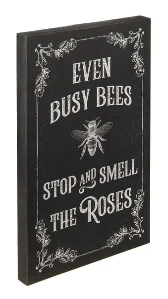 Black & White Bee Wall Decor Decor