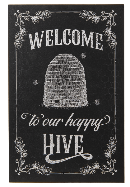 Black & White Bee Wall Decor Style 1 12045427
