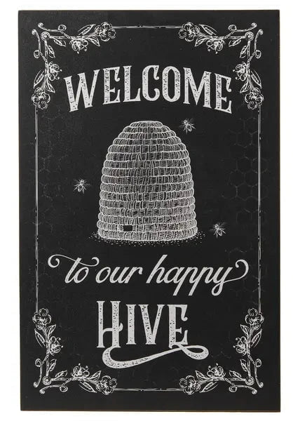 Black & White Bee Wall Decor Decor Style 1 12045427