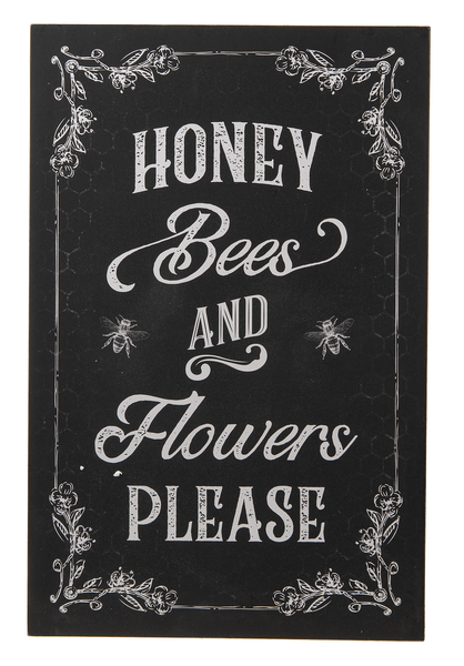 Black & White Bee Wall Decor Style 2 12045428