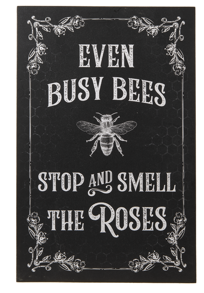 Black & White Bee Wall Decor Style 3 12045429