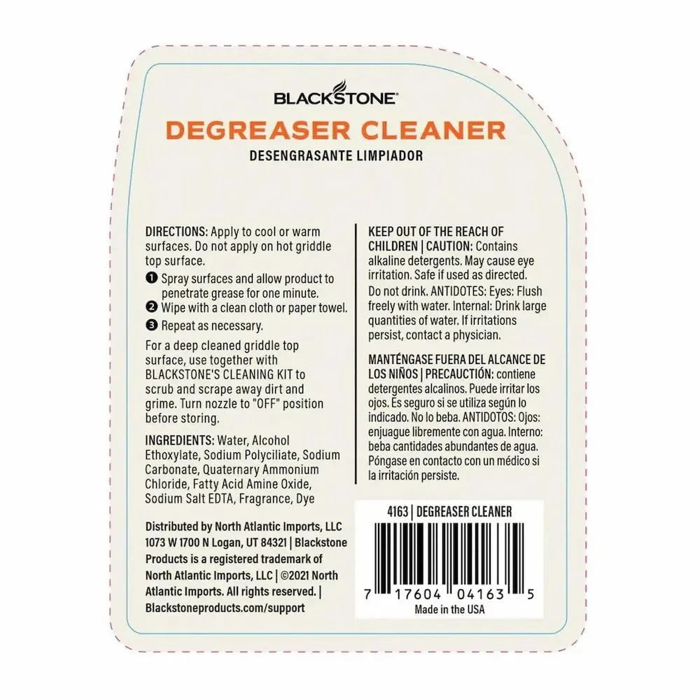 Blackstone Degreaser Cleaner Outdoor Grill Accessories 12046152