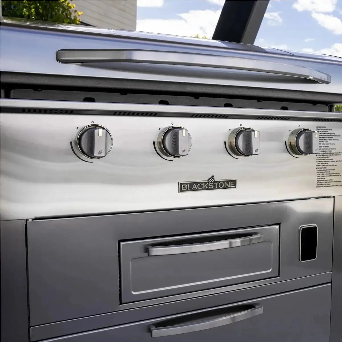 Blackstone Select 36 inch Griddle Air Fryer Combo with Dual Side Tables and Storage Drawers Outdoor Grill 12046141