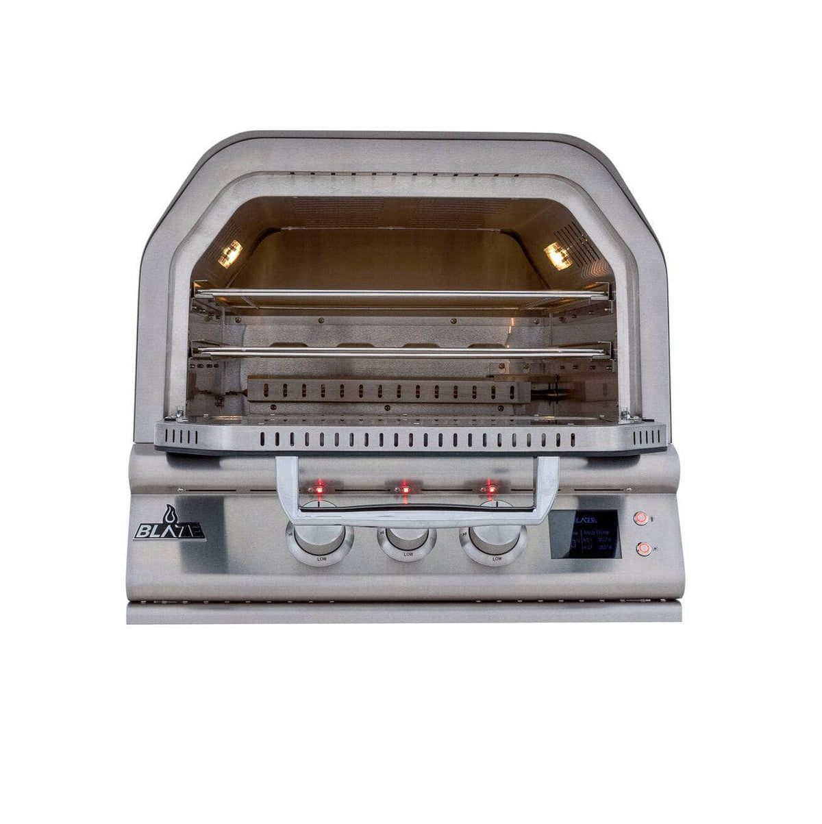 Blaze 26-in Built-In Outdoor Pizza Oven with Bluetooth Probes & Rotisserie, BLZ-LTE3OVN