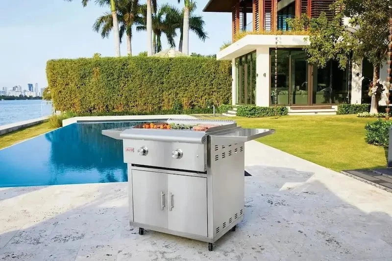 Blaze 30” LTE Series 2-Burner Built-In Griddle Outdoor Grills