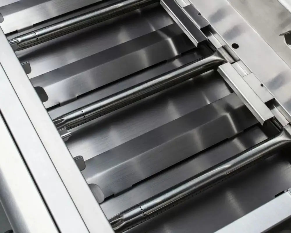 Blaze 6-Foot Stainless Steel BBQ Island with Prelude 4-Burner Gas Grill Head