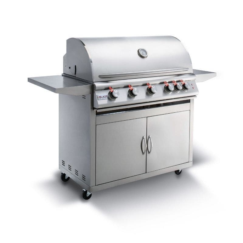 Blaze Grills Premium LTE 40 inch 5-Burner Gas Grill with Rear Burner and Built-In Lights Outdoor Grills
