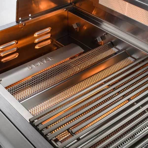 Blaze Grills Premium LTE 40 inch 5-Burner Gas Grill with Rear Burner and Built-In Lights Outdoor Grills