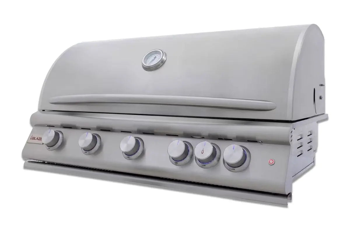 Blaze Premium 5-Burner LTE+ 40 inch Built-In Gas Grill with Rear Infrared Burner, BLZ-5LTE3 Natural Gas 12044667