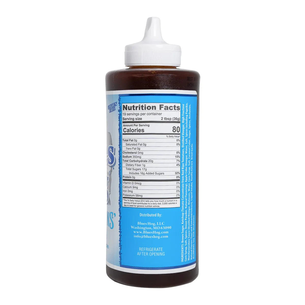 Blues Hog Champions' Blend BBQ Sauce Squeeze Bottle Condiments & Sauces 24 oz. 12032947