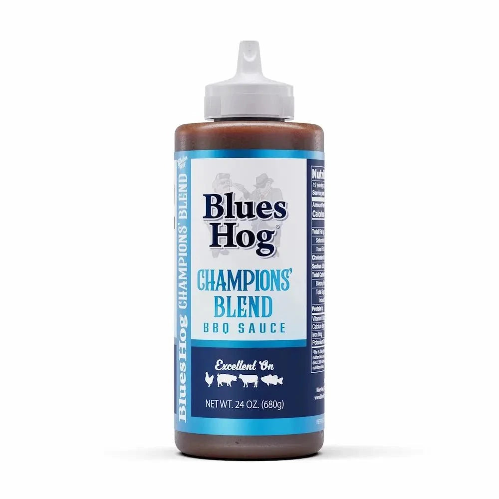 Blues Hog Champions' Blend BBQ Sauce Squeeze Bottle Condiments & Sauces 24 oz. 12032947