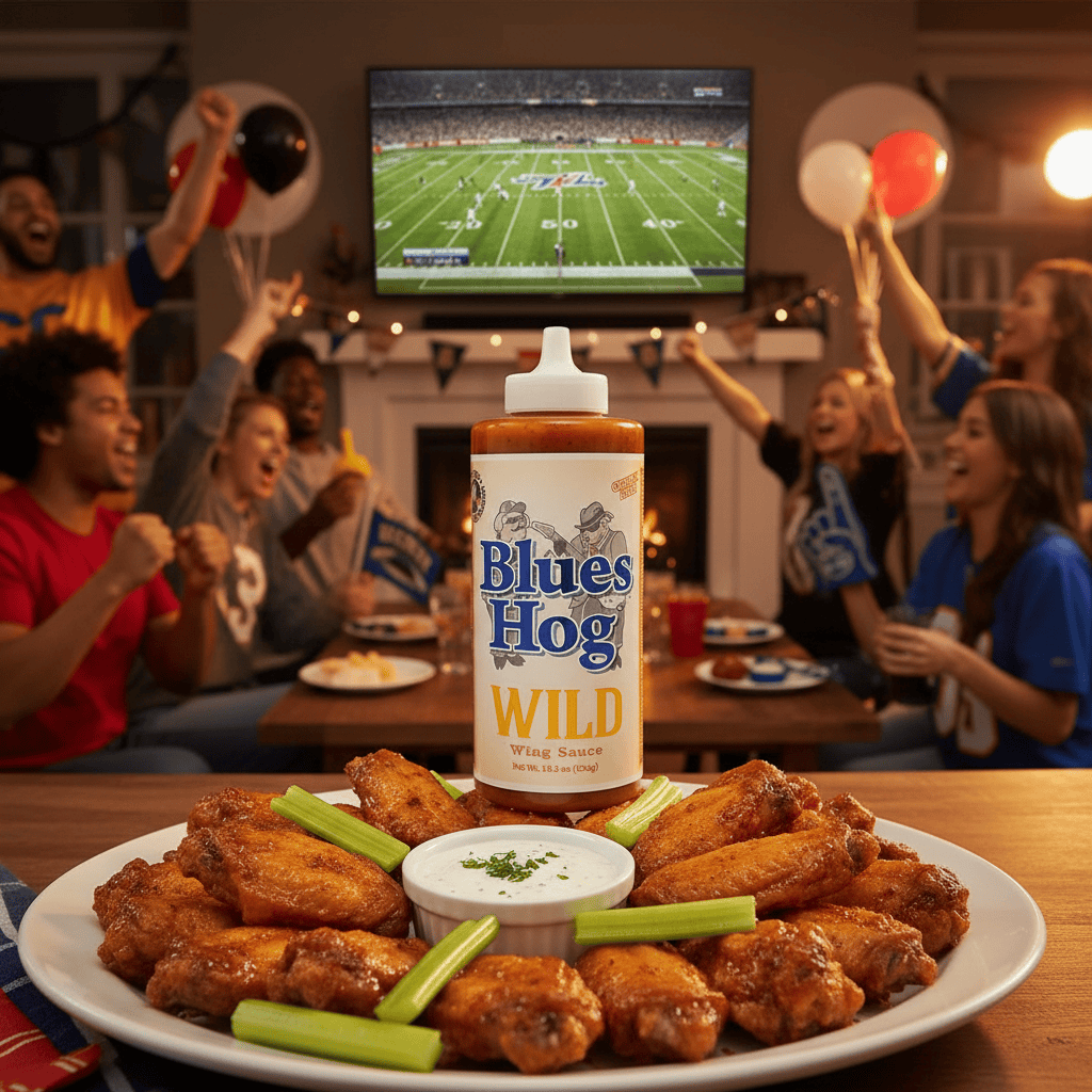 Blues Hog Wild Wing Sauce Squeeze Bottle 18.5 oz Condiments & Sauces 12041505