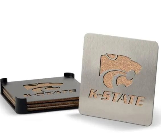 Boasters - Laser Cut Team Branded Coasters Coasters Kansas State Wildcats 12026345