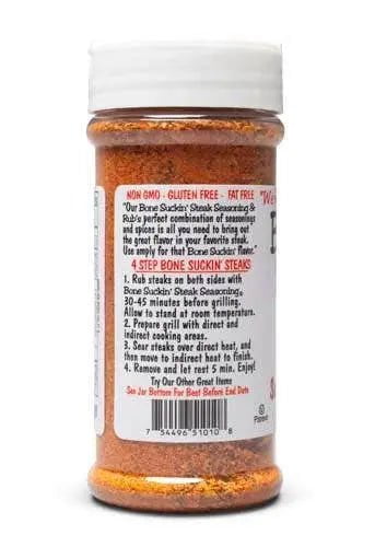 Bone Suckin' Sauce Steak Seasoning & Rub Seasonings & Spices 12028270