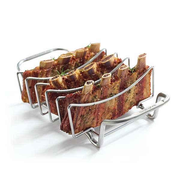Broil King Imperial Stainless Steel Rib and Roast Rack Outdoor Grill Accessories 12021658
