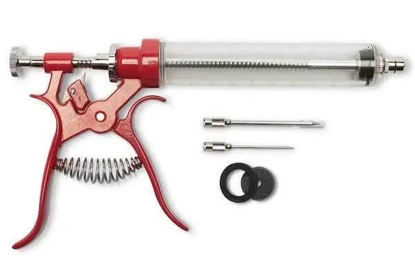Butcher BBQ Gourmet Injector Butcher BBQ Pistol Grip Meat Injector ...