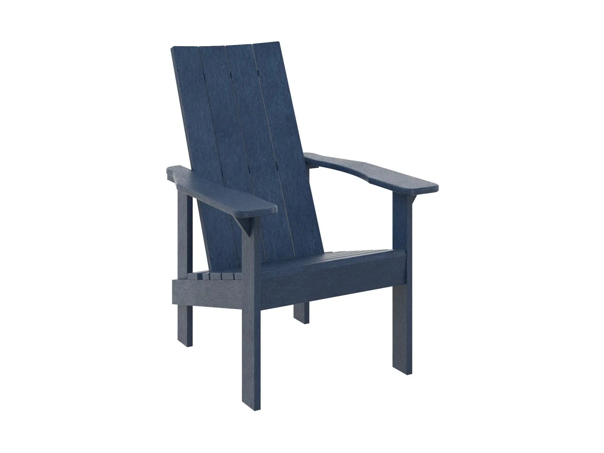 C.R. Plastic Products Modern Adirondack Outdoor Seating Navy 12041302