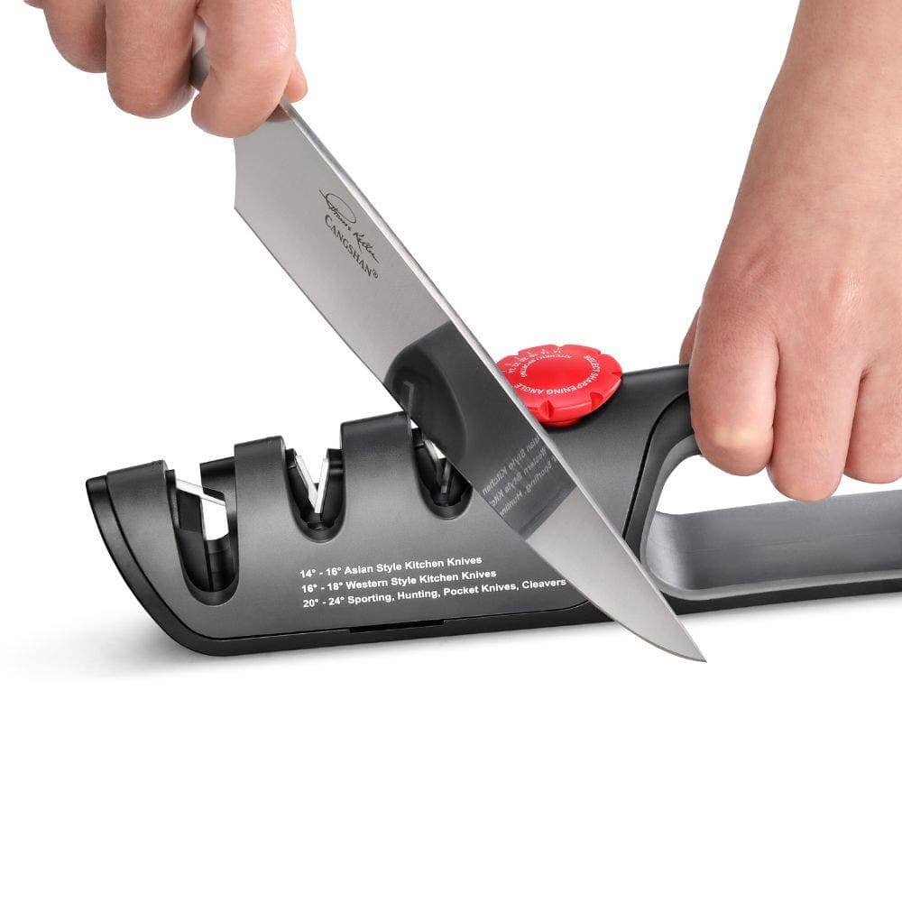 Cangshan 3 Stage Adjustable Knife & Scissor Sharpener