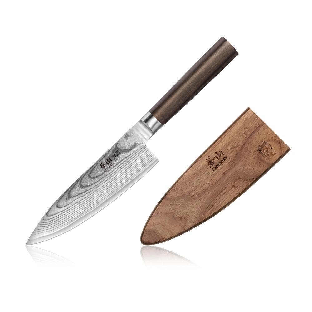 Cangshan Haku 6in Chef Knife with Sheath Kitchen Knives 12041518