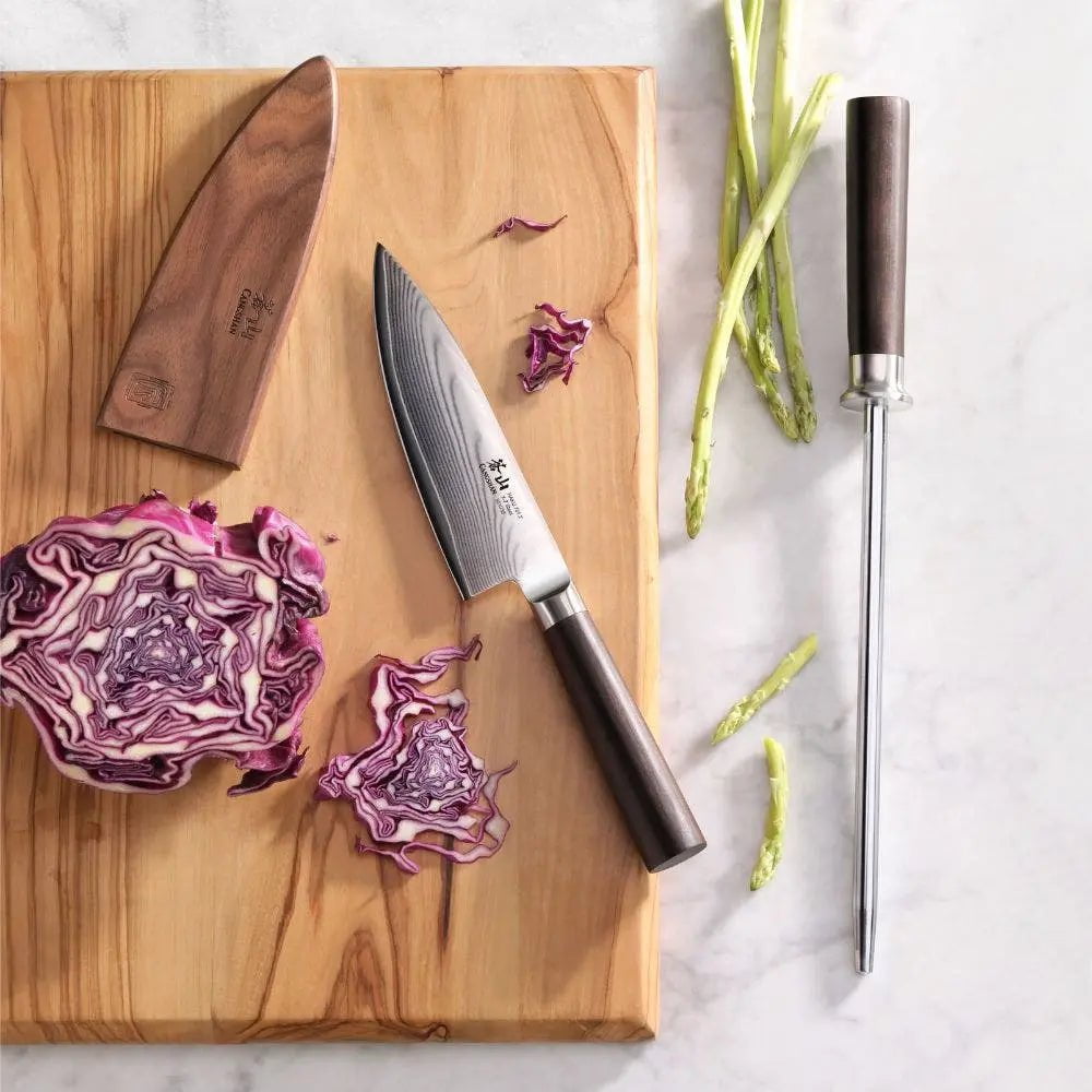 Cangshan Haku 6in Chef Knife with Sheath Kitchen Knives 12041518