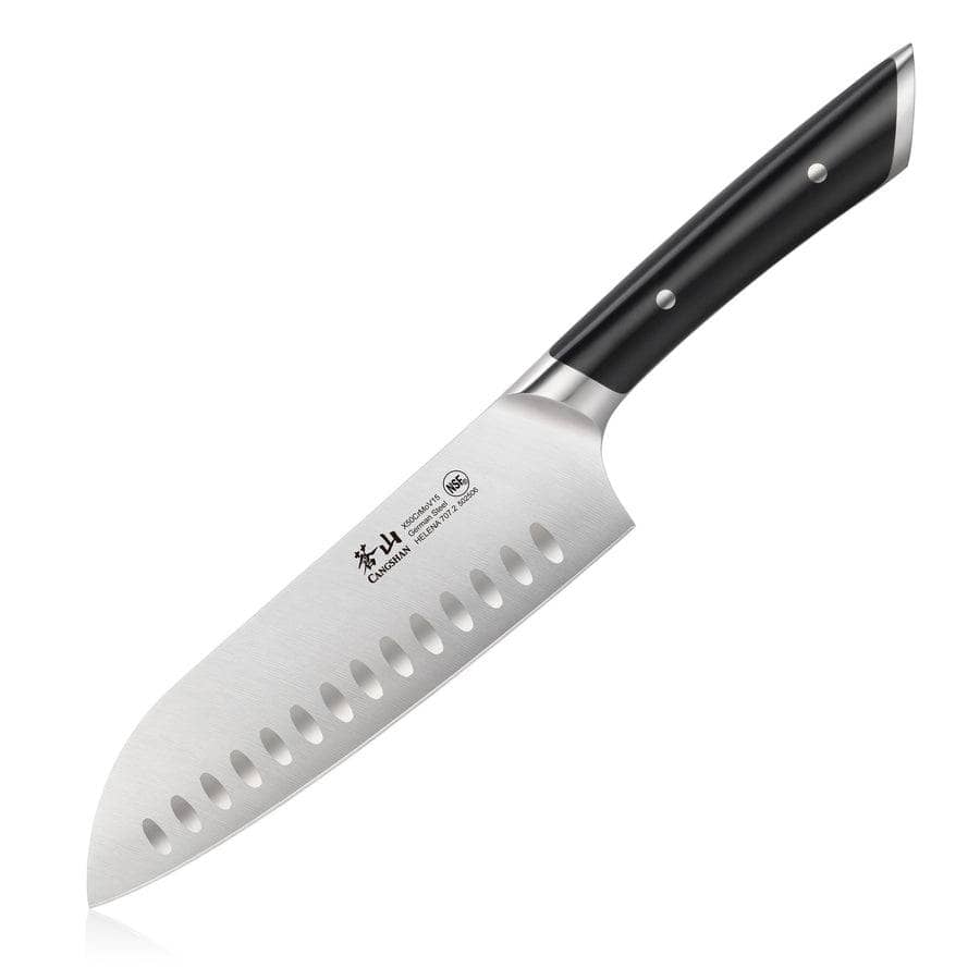 Cangshan Helena Series 7-inch Santoku Knife, Black Kitchen Knives 12047171