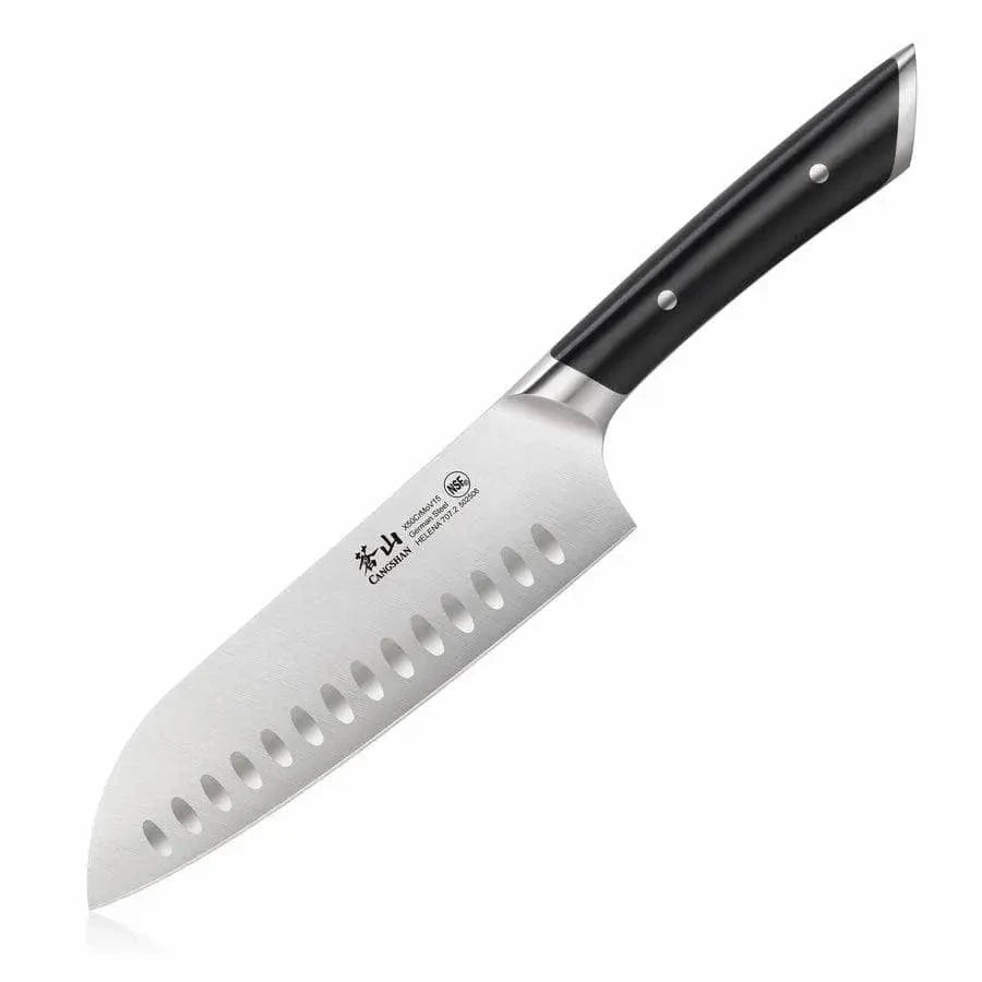 Cangshan Helena Series 7-inch Santoku Knife, Black Kitchen Knives 12047171