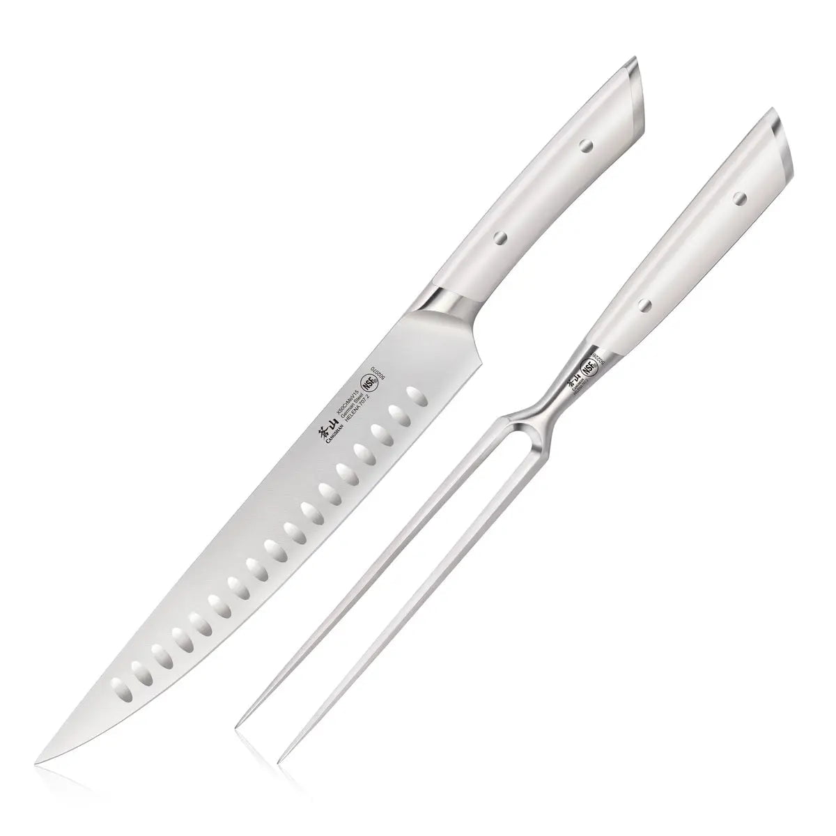 Cangshan Helena White 2pc Carving Set Kitchen Knives 12043572