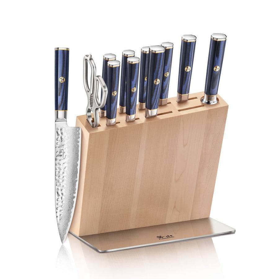 Cangshan Kita 12-piece Knife Block Set With Natural Wood Block Kitchen Knives 12043571